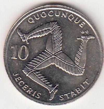 Beschrijving: 10 Pence  SYMBOL
